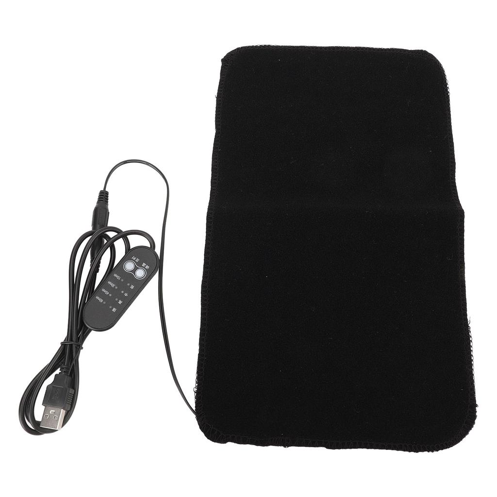 USB Heating Waist Pad Electric Heating Cloth Pet 4 Gear Adjustable Temperature Timer Heating Cloth For Back Waist Belly