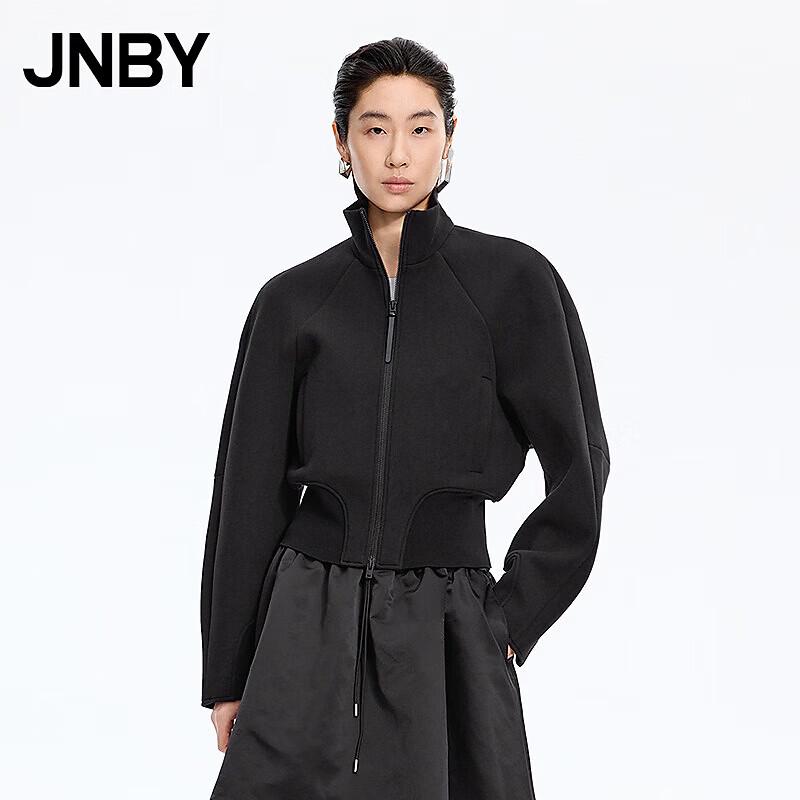 JNBY 2026 Spring Baseball Collar Long Sleeve Sweatshirt