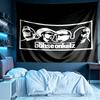 Arazzo Stampato Bohse Onkelz, Leggero da Appendere al Muro, per Camera da Letto, Dormitorio, Soggiorno, Decorazione Artistica per la Casa, Regalo di Compleanno Natale per Amici
