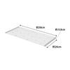 Yamazaki Folding Drainer, Large, White, Approx. W26 x D58 x H0.8cm, Plate, Kitchen, Rolls Up for Slim Storage, 7846