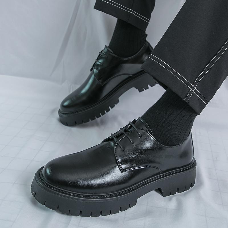 Fashion Handmade Leather Dress Shoes Men's Breathable Oxford Shoes Comfortable Formal Casual Footwear for Men Stylish Men Coiffeur Shoes