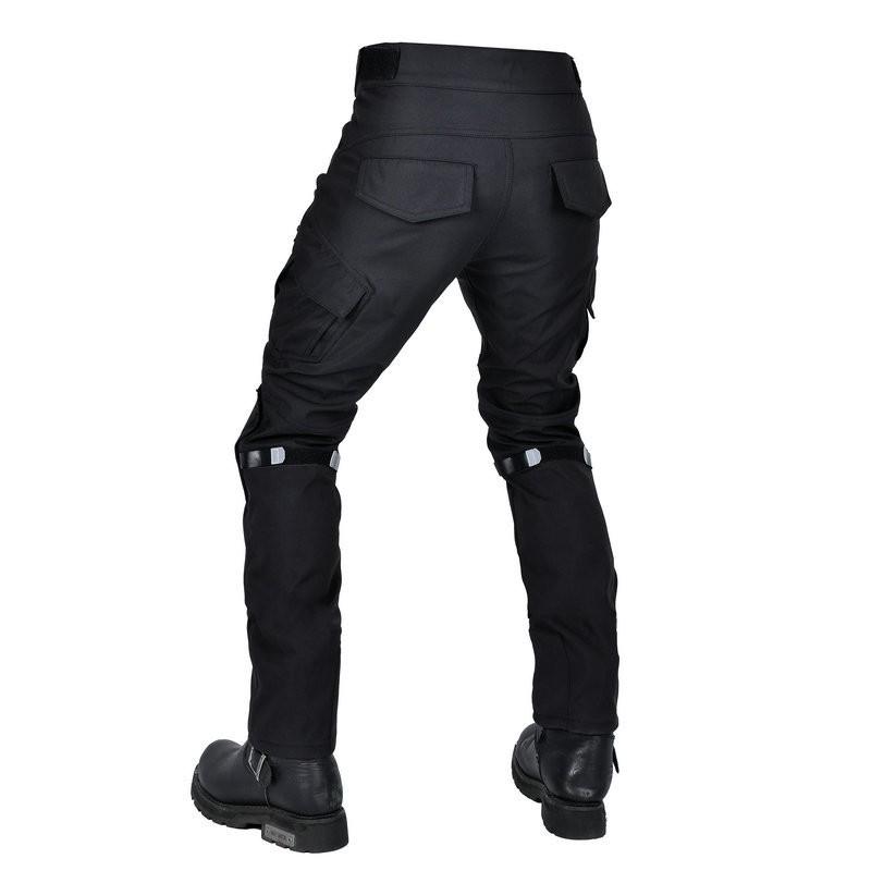 Mens All-Season Motorcycle Riding Pants With Impact Protection Waterproof Windproof Breathable High-Waist Stretch Fit