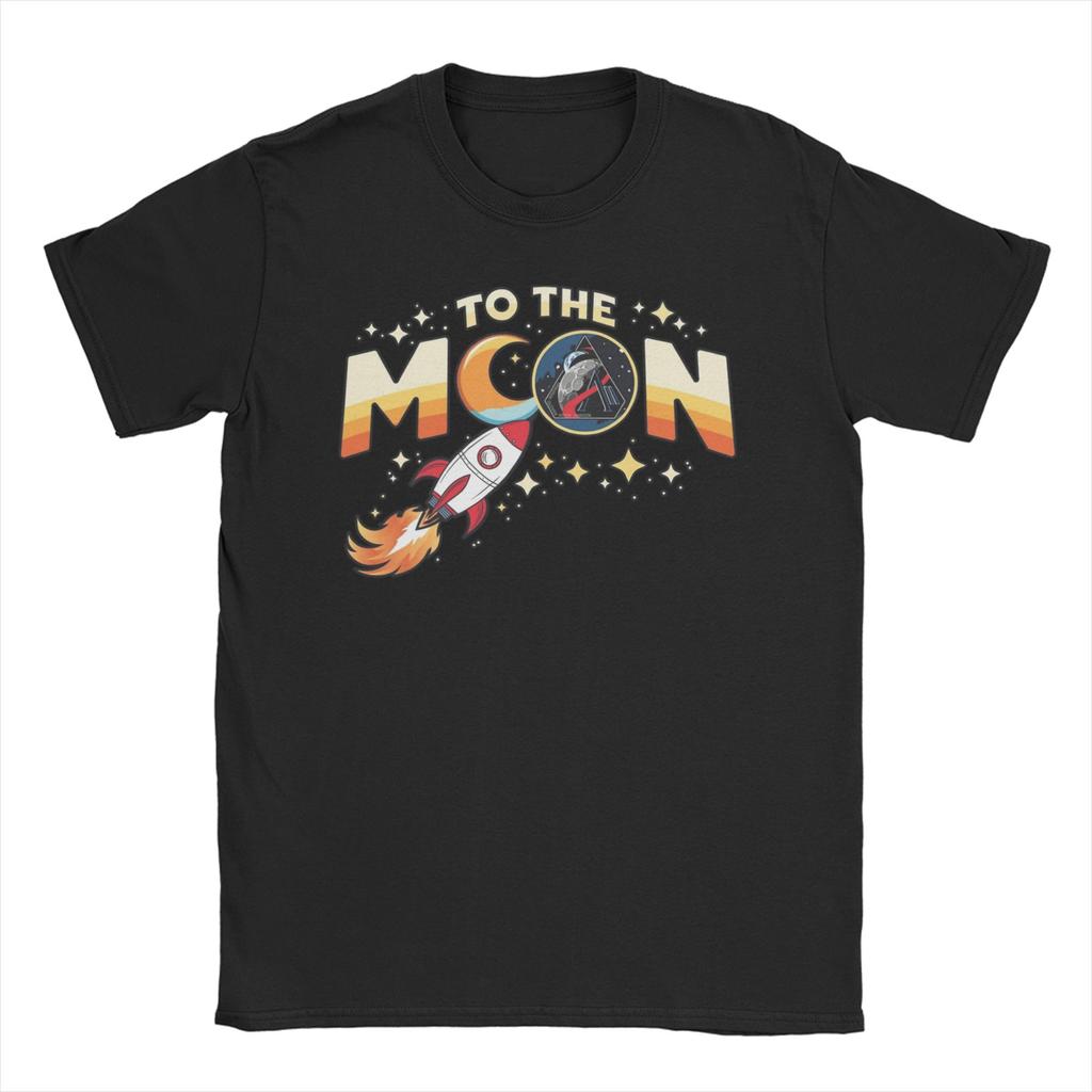 Artemis II Moon Mission Unisex WoUnisex T Shirts Novelty Tee Shirt Short Sleeve O Neck TShirt Cotton Summer Clothing