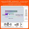 Cross-border Iridescent RGB Trim Panel for 2015-2023 Honda Odyssey/Elysion 4-Door