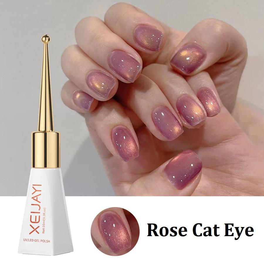 

10 мл 9D кошачий глаз гель для ногтей искусство блестки блестящий эффект серебряный УФ гель лак мерцающая пыль DIY украшения для ногтей