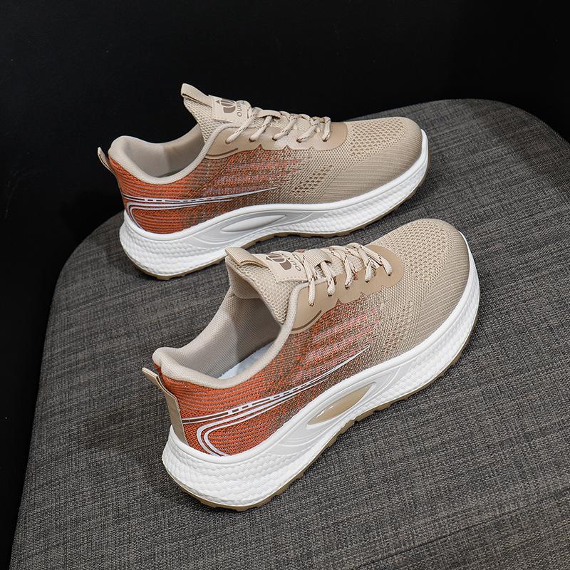 2025 spring new Korean version breathable fly-woven women's shoes ins tide student running sports shoes women's casual shoes Q1005