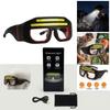 Wide Beam Headlamp Rechargeable Wearable LED Headlight New Eyewear Headlamp  Construction Work