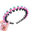 Summer Cartoon Wave Headband Children'S Candy Color Headband Hairpin Bangs Broken Hair Finishing Artifact Girls Hair Accessories Women