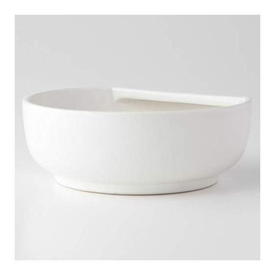 MUJI Porcelain Beige Ladle Rest - Simple Tabletop Kitchen