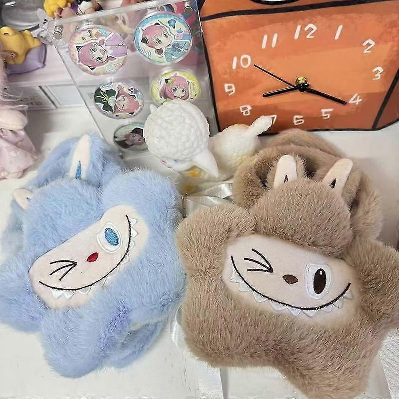 1-Piece Bubble Mart LABUBU Classic Series Plush Flower Bag Handbag