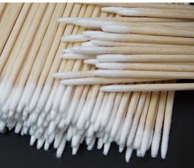 500pcs Permanent Makeup Cotton Pointed Swab   Health Makeup Stick