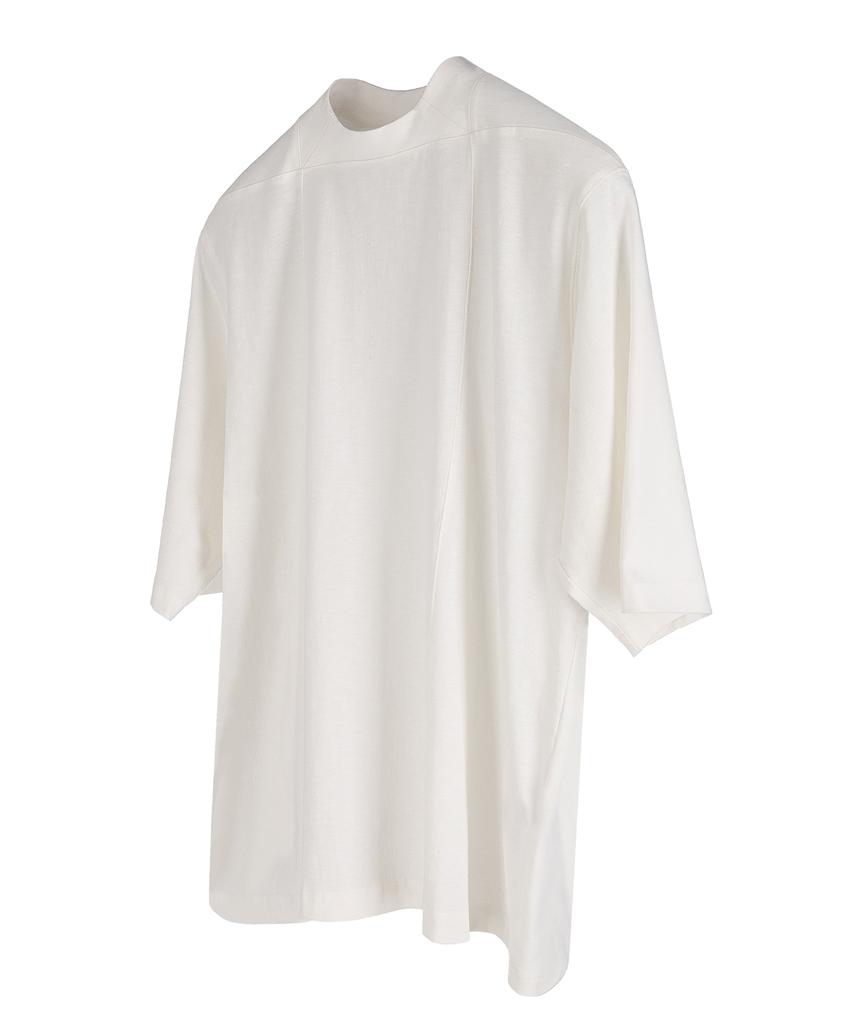 Digeunag Square Crew Neck T-Shirt (Ivory) Pf1Ts0606