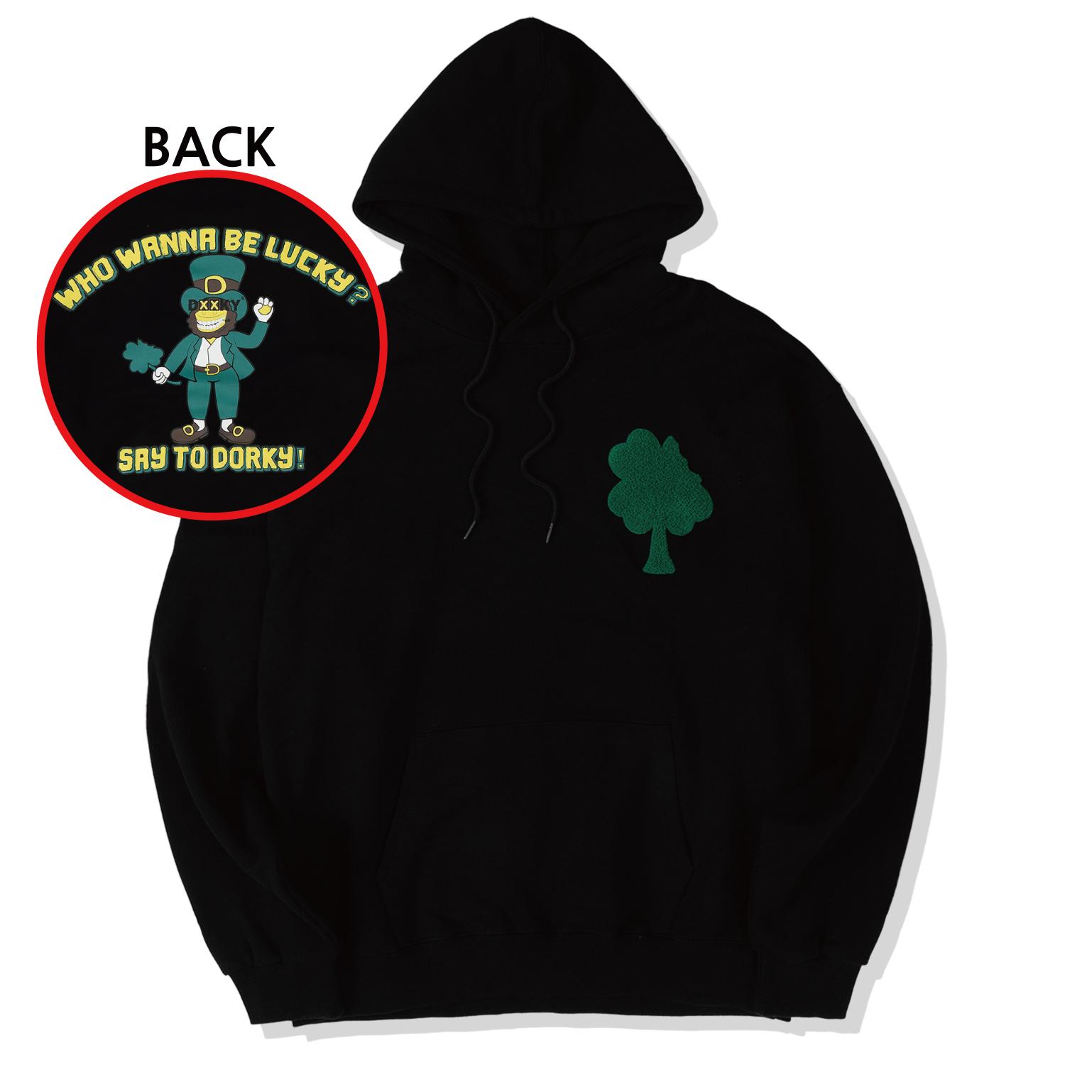 Dolki Lucky Leprechaun Oversized Hoodie Black M