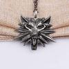 European and American Trends Zinc Alloy Wizard Wolf Head Wild Men Pendant Necklace Game Merchandise Commemorative Accessories