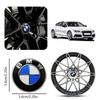 Car Sticker High Quality 56mm 60mm Polished Wheel Center Stickers Strong Adhesive No Residue Hub Caps Badge Decals For BMW