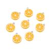 10 Stück/Los Niedliche Gemüse-Früchte Harz-Anhänger Kirsche Orange Erdbeere Halskette Armband Anhänger Für DIY Schmuckherstellung Zubehör