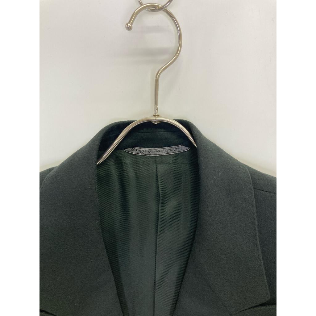 Gianfranco Ferre Black gold button wool double breasted peaked lapel jacket Jacket 48 greenUsed
