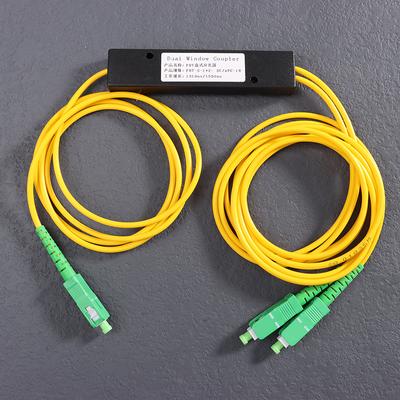 1PC 1x2 FTTH Fiber Optic Splitter Tapered 1 To 2 Splitter Box SC/APC Computer Accessories Fiber Optic Splitter 1 Point 2