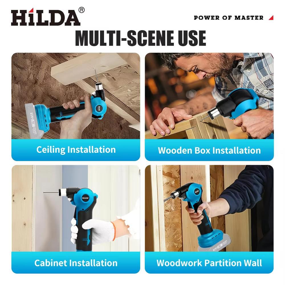 21V Rechargeable Lithium Battery Nail Gun & Screwdriver for Woodworking
