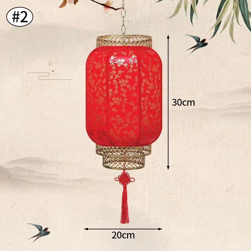 Traditional Red Lantern Chinese Lantern New Year Lanterns Spring Festival Decor 2026 Year of Horse Decor Fu Lantern Ornament