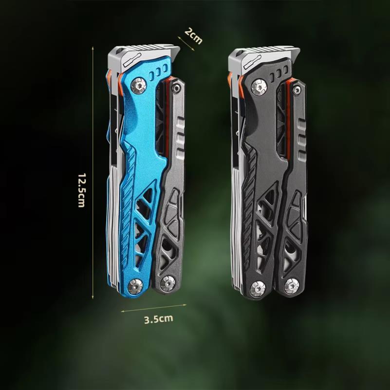 Outdoor Multifunctional Folding Pliers Portable Multi-purpose Sharp-nosed Vise Pliers Nail Hammer Pliers Emergency Tools 4