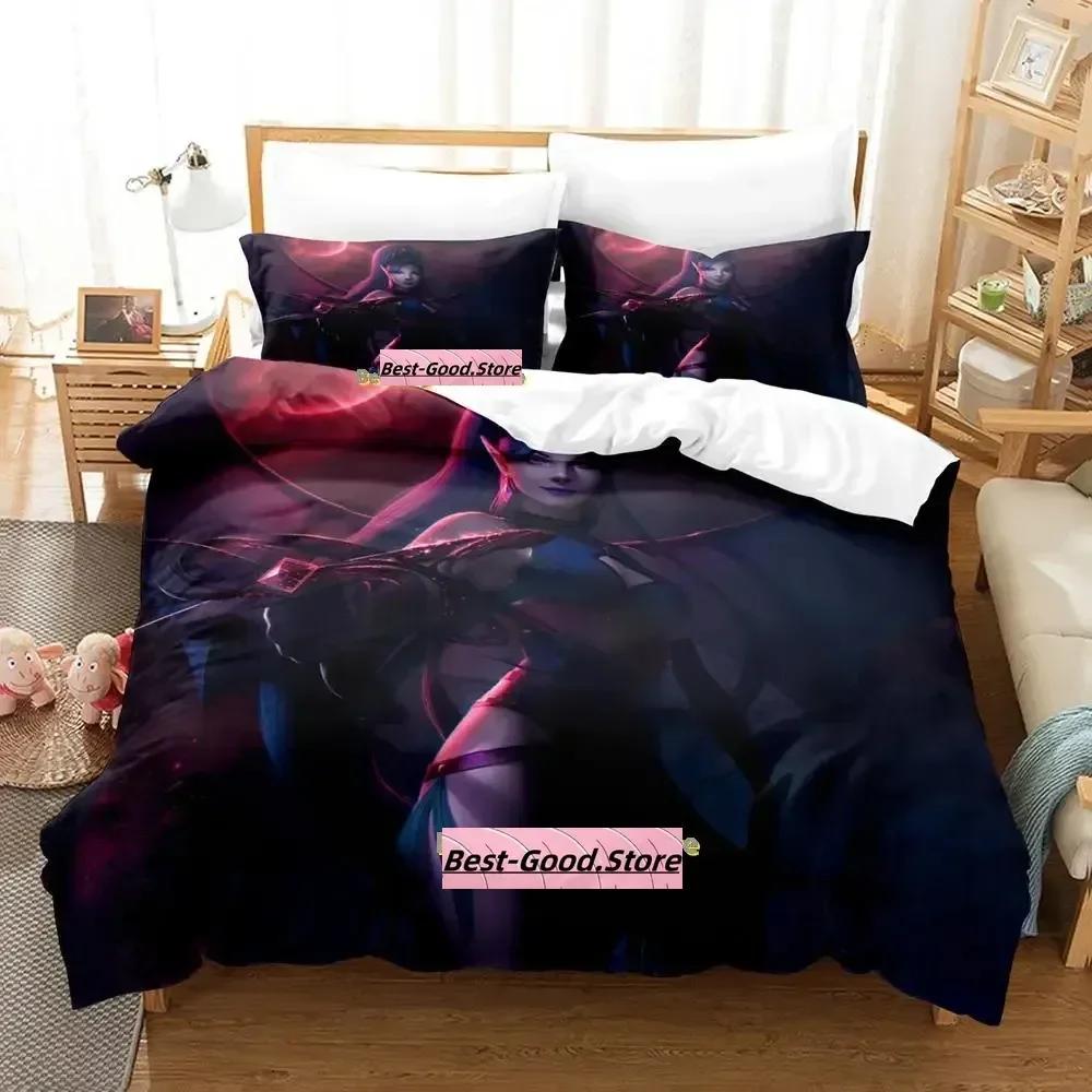 Comforter Personality Demoness Bedding Set Single Twin Full Queen King Size Bed Set Adult Kid Bedroom s Anime Bed