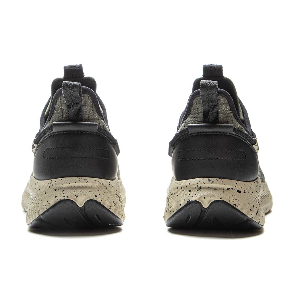 New LiNing Yunyi Slip Resistant Abrasion Resistant Low top Casual Shoes Men's Black Green AGLV133-4