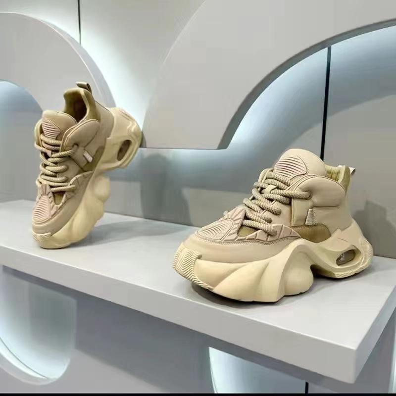 Модная дизайнерская мужская обувь весна осень удобные мужские толстые кроссовки — фото 14