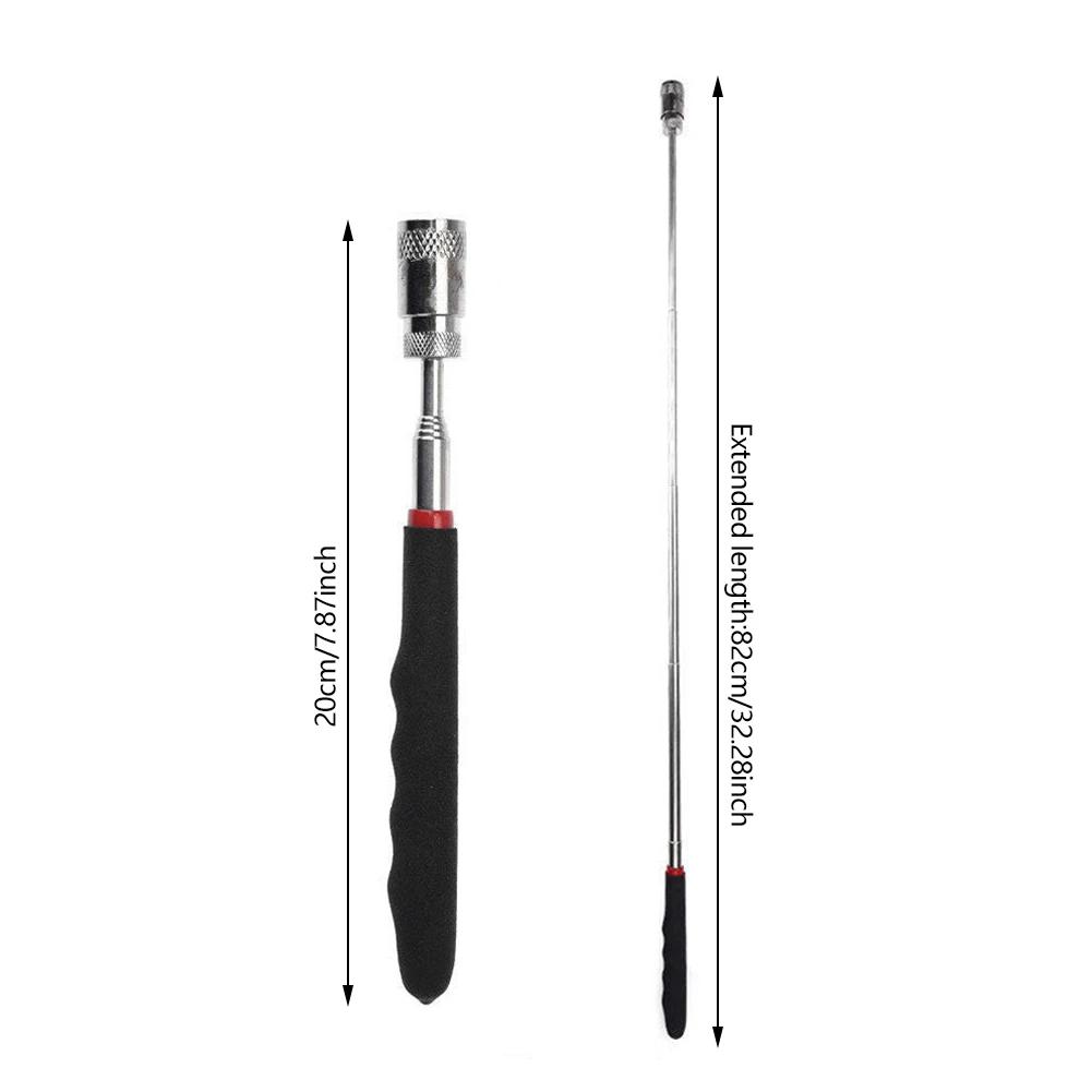 

Portable Magnetic Pick Up Tool Universal Telescopic Pen with Light Extendable Rod for Screws Nuts Bolts Mini Retrieval Accessory