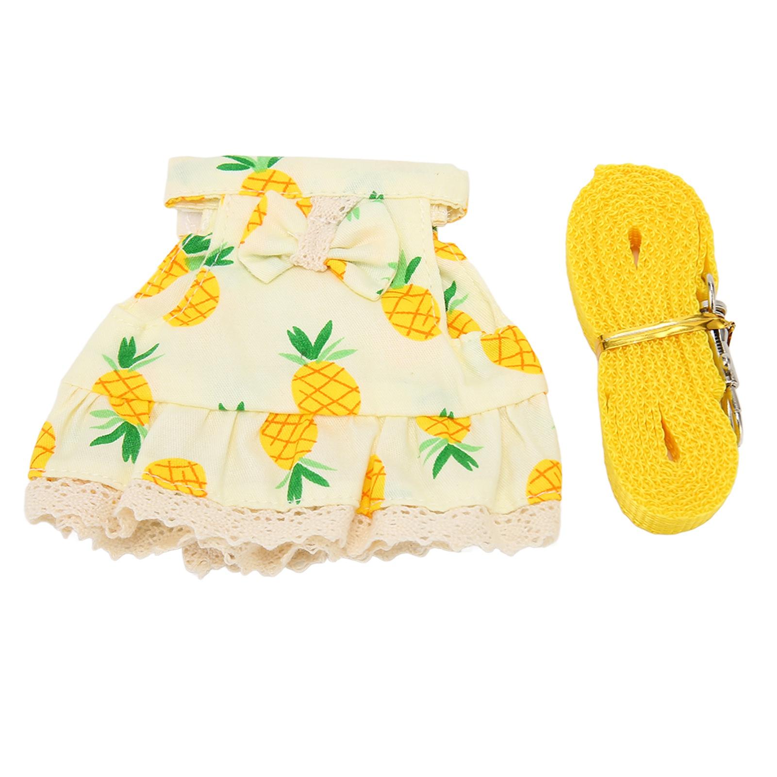 

Набір Повідця та Шлейки Кролик Універсальний для Всіх Сезонів Милий Принт М який Регульований Маленький Повідець-Шлейка для Хом яків, Тхорів, Морських Свинок M