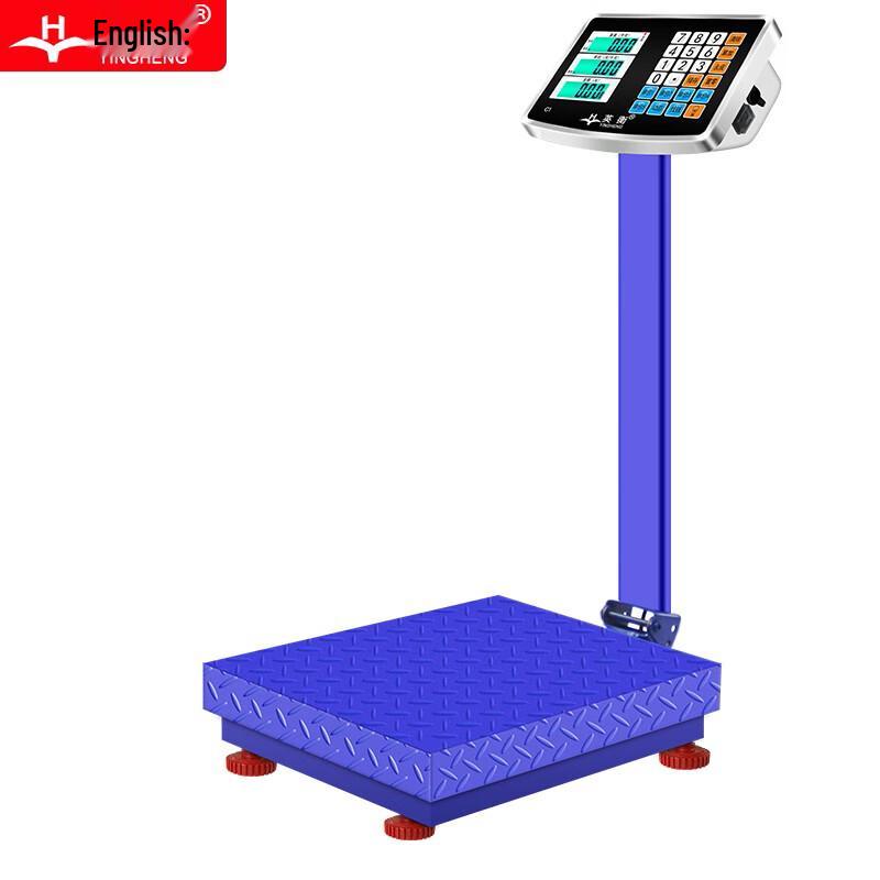 Yingheng Rechargeable High-Precision Electronic Scale 100kg Capacity, 30x40cm Platform