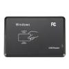 13.56MHZ USB M Ifare RFID Contactless Proximity Sensor Smart Cards/ID Card Reader 14443A with USB Cable Black New