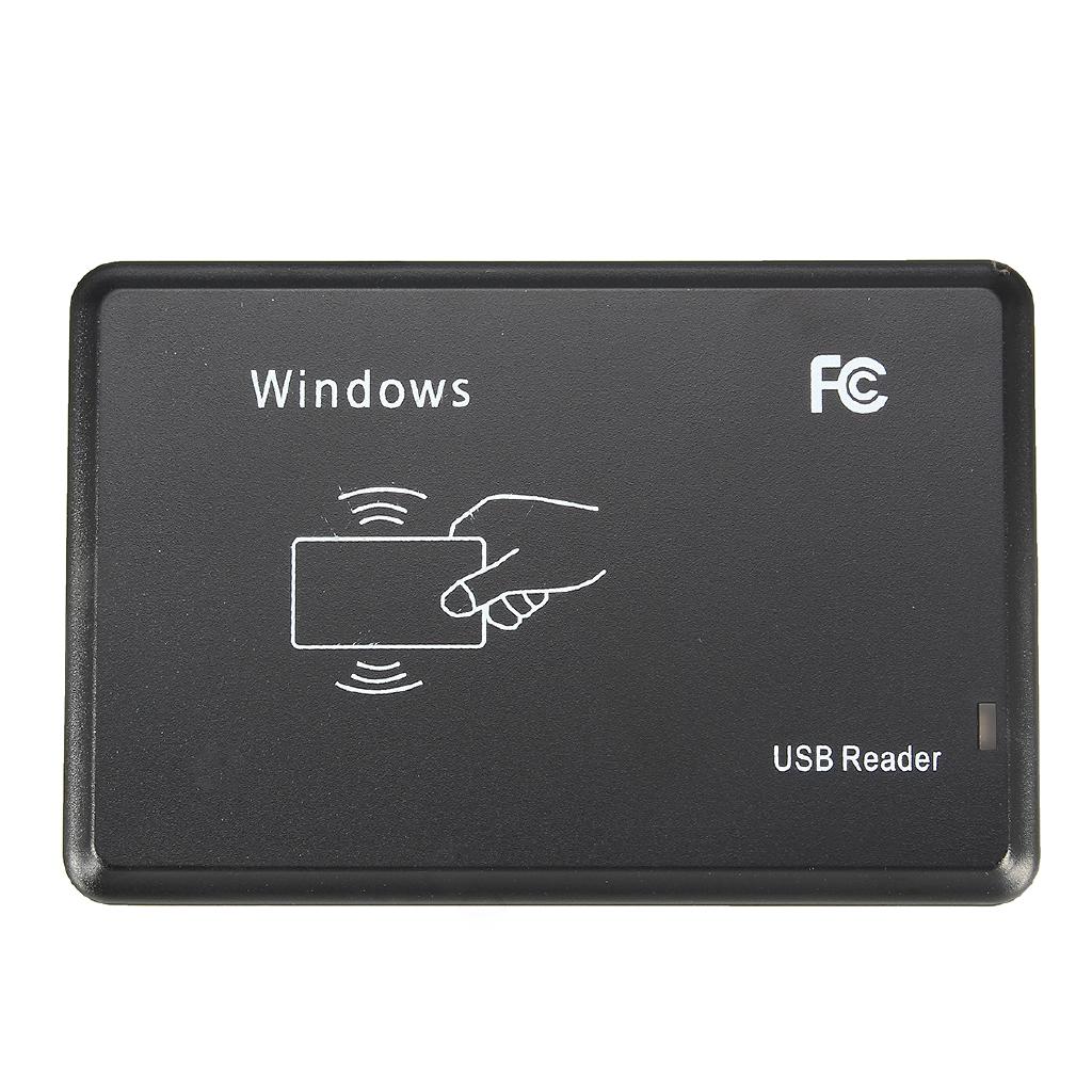 13.56MHZ USB M Ifare RFID Contactless Proximity Sensor Smart Cards/ID Card Reader 14443A with USB Cable Black New