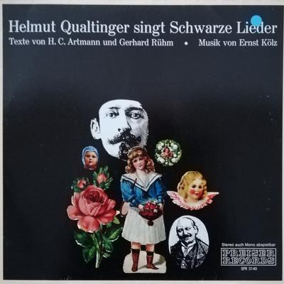 Disco LP HELMUT QUALTINGER Helmut Qualtinger Canta Schwarze Li SPR3140 Preiser Records Austria Blues Usato