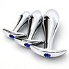 Metal Anchor‑Shaped Base Thumb Anal Plug Three Sizes Outdoor Anal Plug Outdoor Dildos Butt Plug Adult Sex Toys