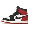 Air Jordan 1 Retro High OG TD Black Toe Reimagined Sneakers Dziecięce Czerwony Varsity-Red Biały FD1413-106