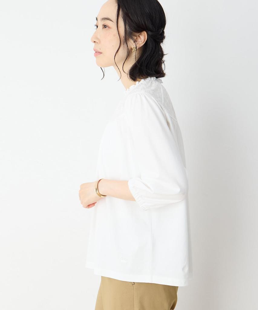 DECOY Shirred Collar Docking Pullover, Women's, 491223, White