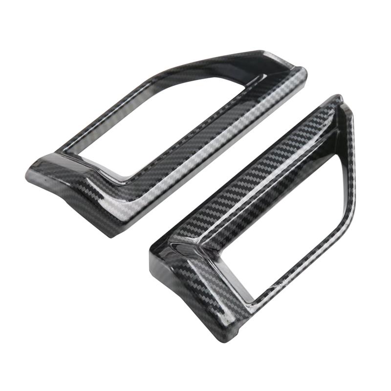 For Toyota Veloz -2024 Carbon Fiber Car Center Dashboard Side Air Outlet Cover Trim Interior Replacement Accessories carbon fiber