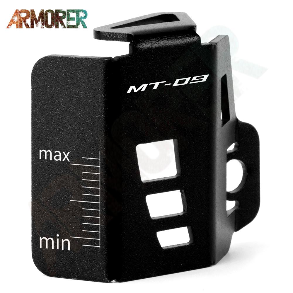 Motorcycle Accessories For YAMAHA MT09 MT 09 MT-09 FZ09 FZ 09  Rear Brake Fluid Reservoir Guard Cover Protector 2015 -