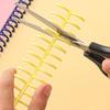 5/10Pcs Loose Leaf Binder Rings Binding Spines 30-Hole Plastic Comb Binding Spines for Teacher Student Business Notebook File