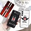 B-Besiktas B-BJK Logo Phone Case Black Silicone Soft For Samsung Galaxy A73,A72,A71,A70,A53,A52,A51