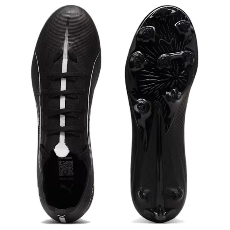 Puma Ultra Match 5 FG AG Eclipse Pack Men Sneakers Black White 107687-02