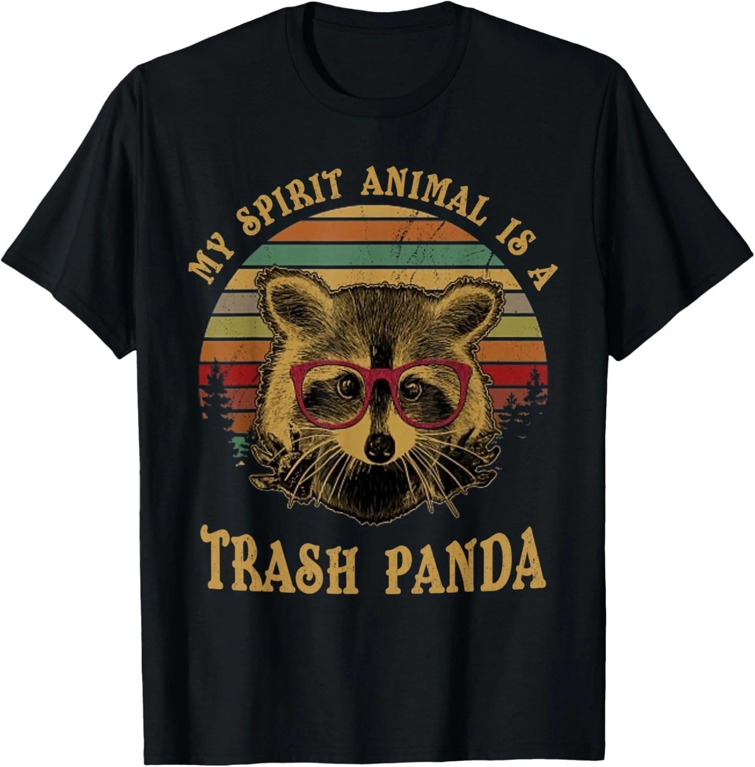 My Spirit Animal is a Trash Panda funny Racoon gift Gift Unisex T-Shirt L
