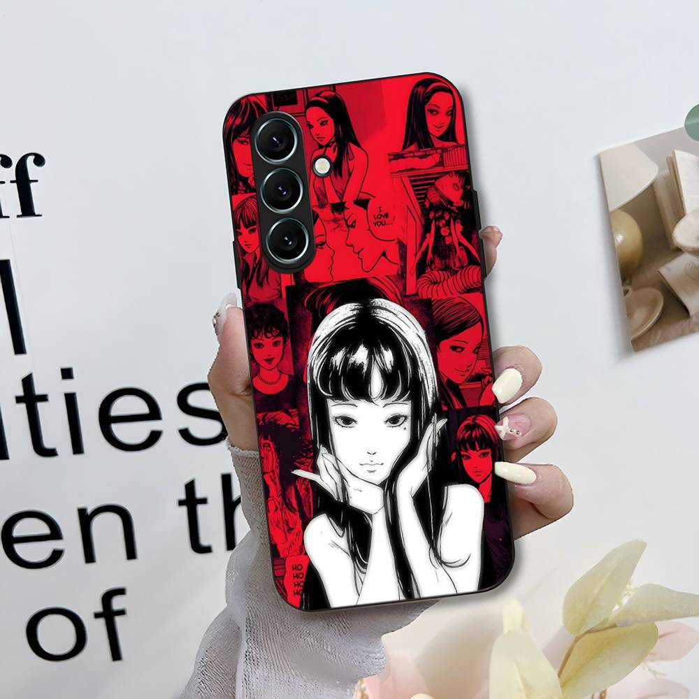 Junji Itos Tomies Phone Case For Samsung S 24 Fe 25 Ultra Plus 20 Lite 21 30 22 23 24 22 Ultra 5G Fundas