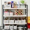 1:12 1:6 Dollhouse Miniature Storage basket desktop storage basket plastic kitchen sundries storage box Doll House necessities