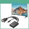 Cabo Conversor VGA para HDMI Núcleo de Cobre para HDTV Monitor PC Gaming Configuração de Home Theater