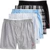 Polo Gewebte Baumwolle Boxershorts Fünferpack Herren Unterwäsche 649302