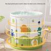 Foldable Cartoon Duck Portable Bathtub for Adults - Warm, Full-Body Soak for Autumn and Winter