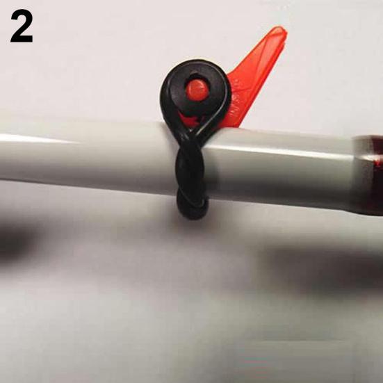 

Secure Hook Keepers Holders Lures Jig Hooks Safe Keeping for Fishing Rod помаранчевий