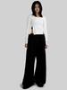 Digeunolusileu Zipper Side Slit Crop Long Sleeve Tee